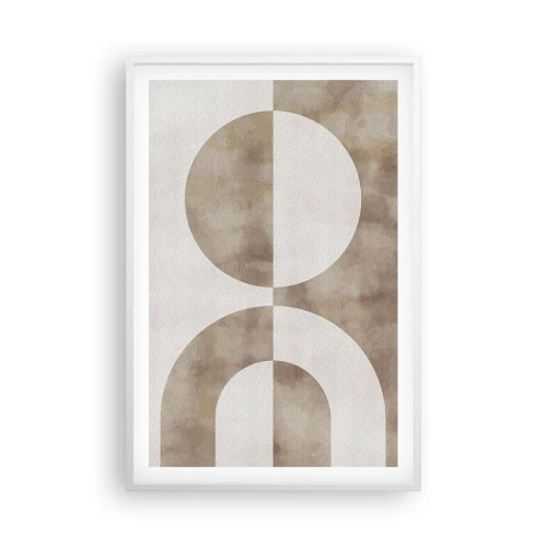 Plagát v bielom ráme - Podobnosti a rozdiely - 61x91 cm