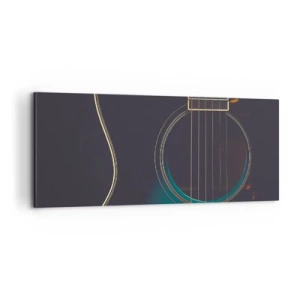 Obraz na plátne - Okamih, než to zaznie - 100x40 cm
