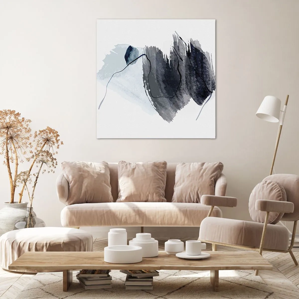 Obraz na plátne - Intenzita a pohyb - 50x50 cm