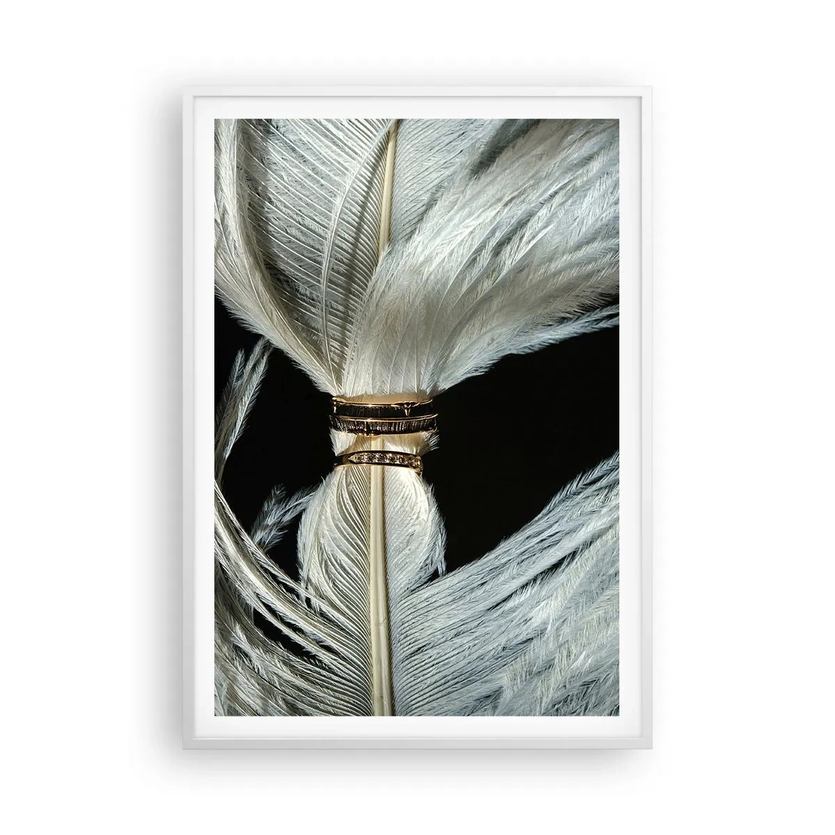 Plagát v bielom ráme - …a neopustím ťa…. - 70x100 cm