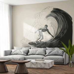 Fototapeta Standard Eco - Kráľ vĺn - Mávať, Surfovanie, Šport - 400x280 cm