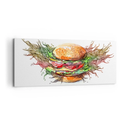 Obraz na plátne - Horúce pokušenie - 100x40 cm