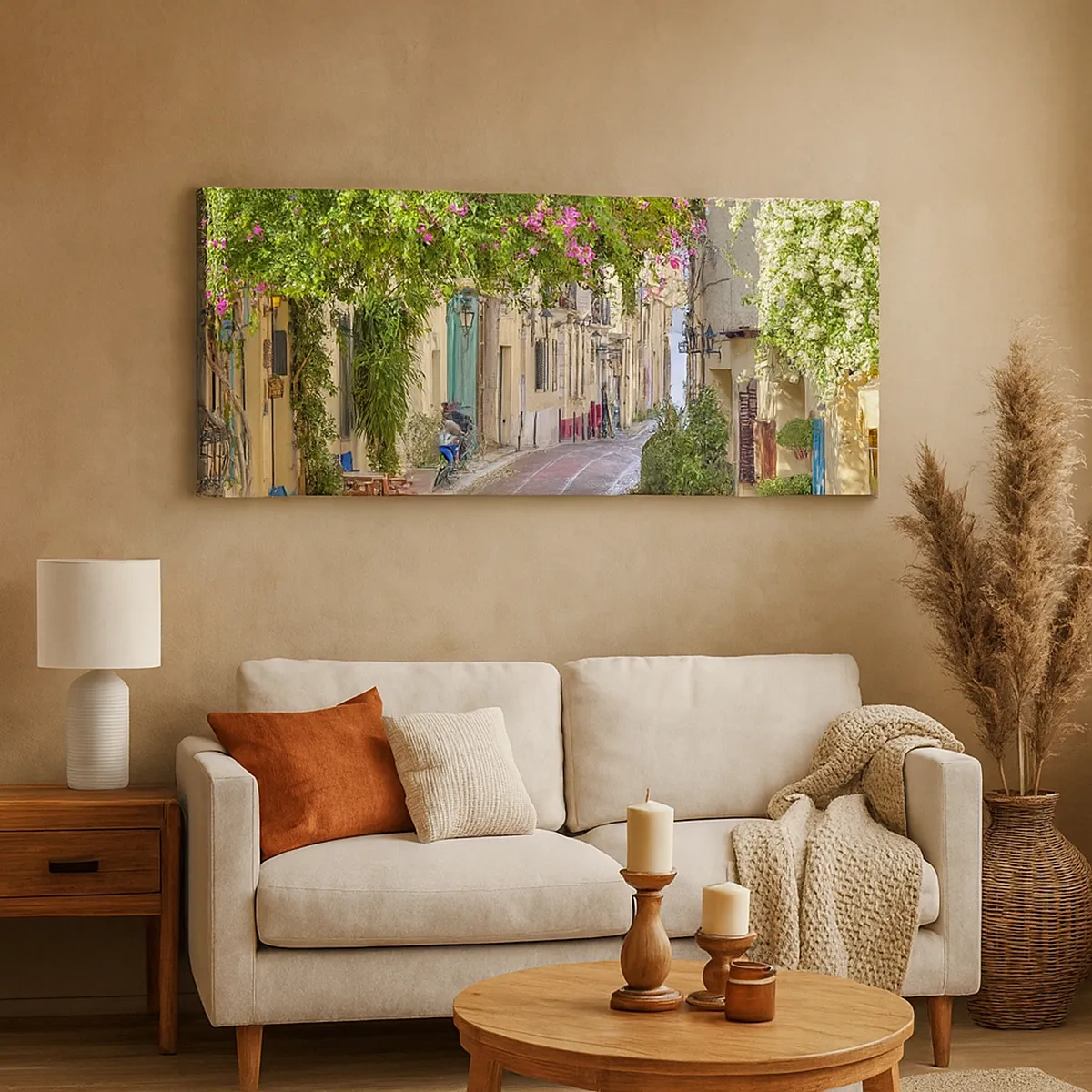 Obraz na plátne - Kvitnúce zákutie - 30x30 cm