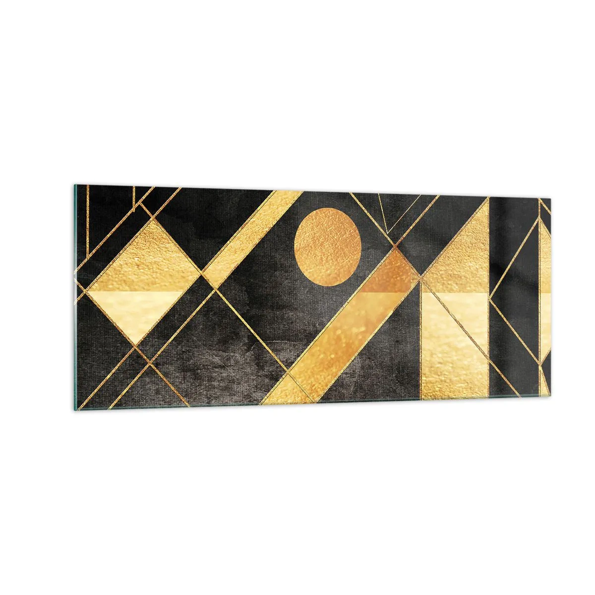 Obraz na skle - Slnko púšte - 100x40 cm
