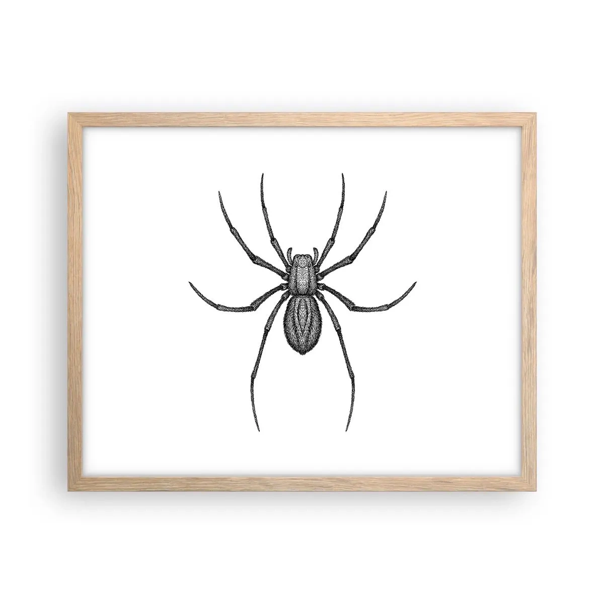 Plagát v ráme zo svetlého duba - Znepokojivá presnosť - 50x40 cm