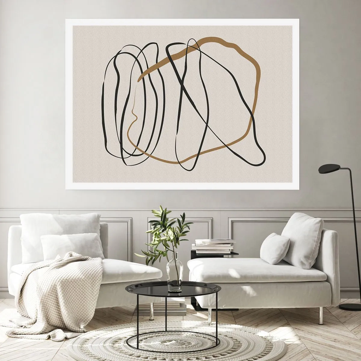 Plagát - Kompozícia – tanec v slučke - 91x61 cm