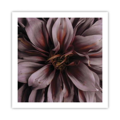 Plagát - Kvetinové srdce - 60x60 cm