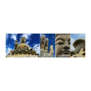 Vzorka fototapety Premium Sand - Ži bez strachu - Budha, Náboženstvo, Ázie - 100x30 cm