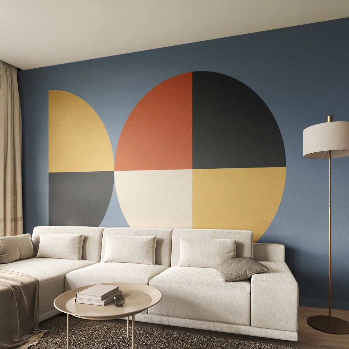 Samolepiaca Fototapeta Deluxe Sticker - Pozri a počítaj - Abstrakcia, Grafika, Moderné umenie - 250x175 cm