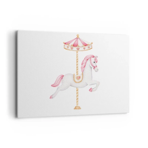 Obraz na plátne - Vyrazil z kopýtka - 120x80 cm