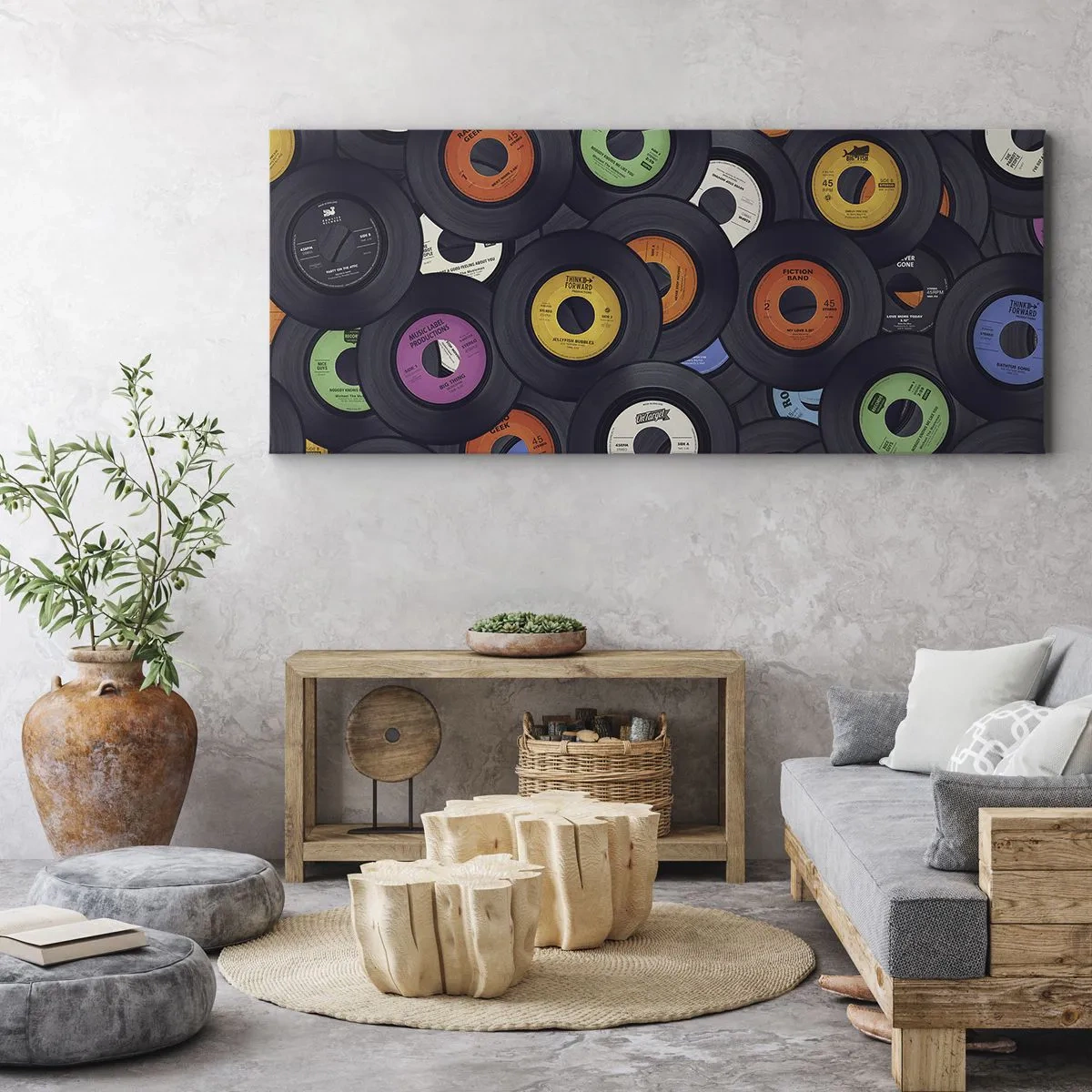 Obraz na plátne - Farby klasiky - 100x40 cm