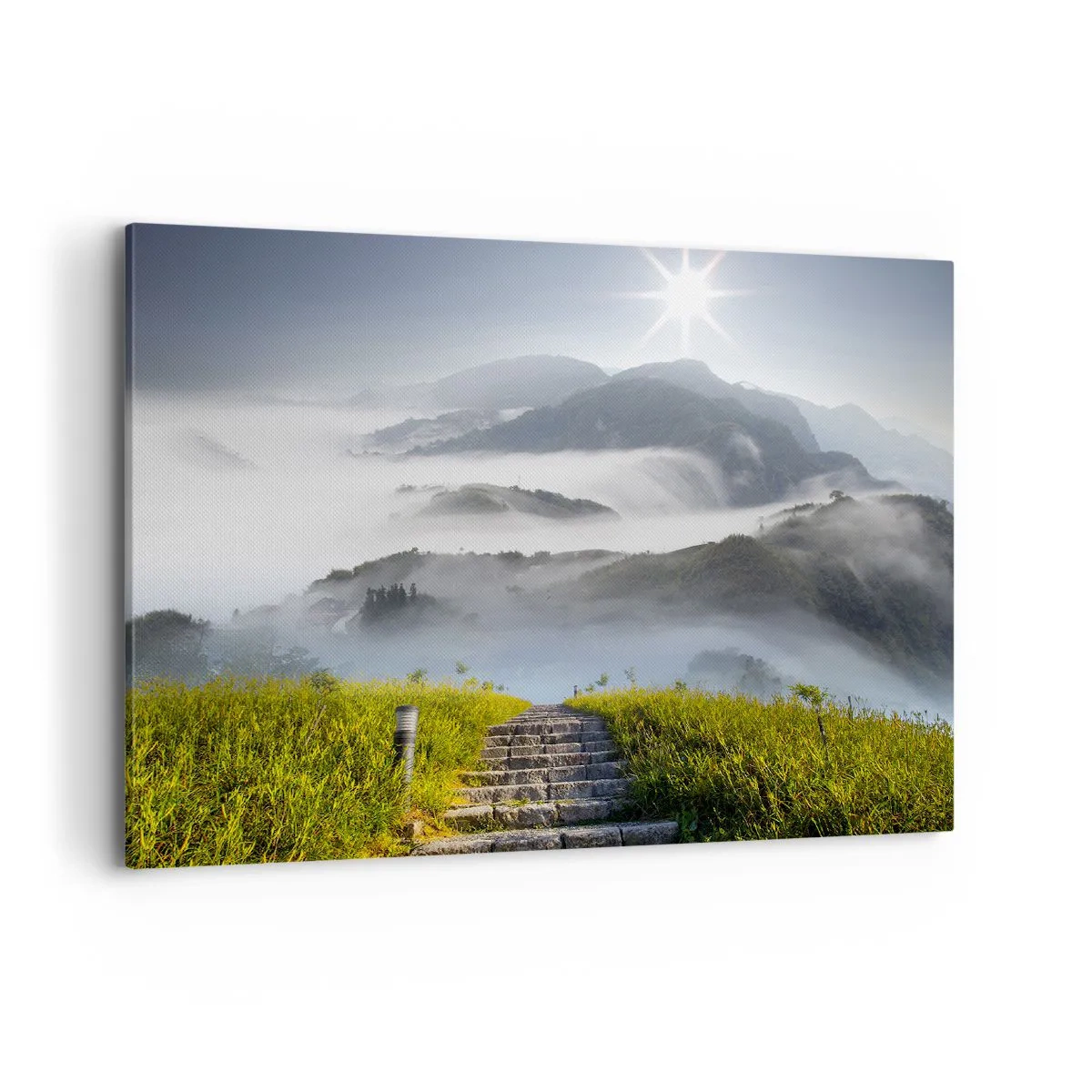 Obraz na plátne - Stále hore k oblakom - 100x70 cm