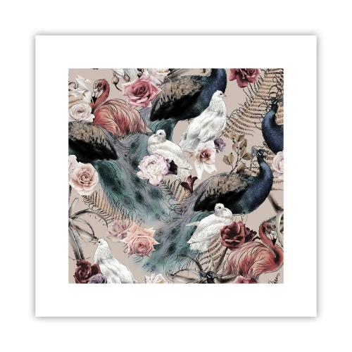 Plagát - V palácovej záhrade - 30x30 cm