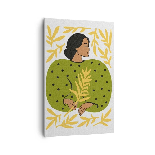 Obraz na plátne - Havajské dievča - 80x120 cm