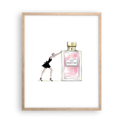 Plagát v ráme zo svetlého duba - Podstata ženskosti - 40x50 cm