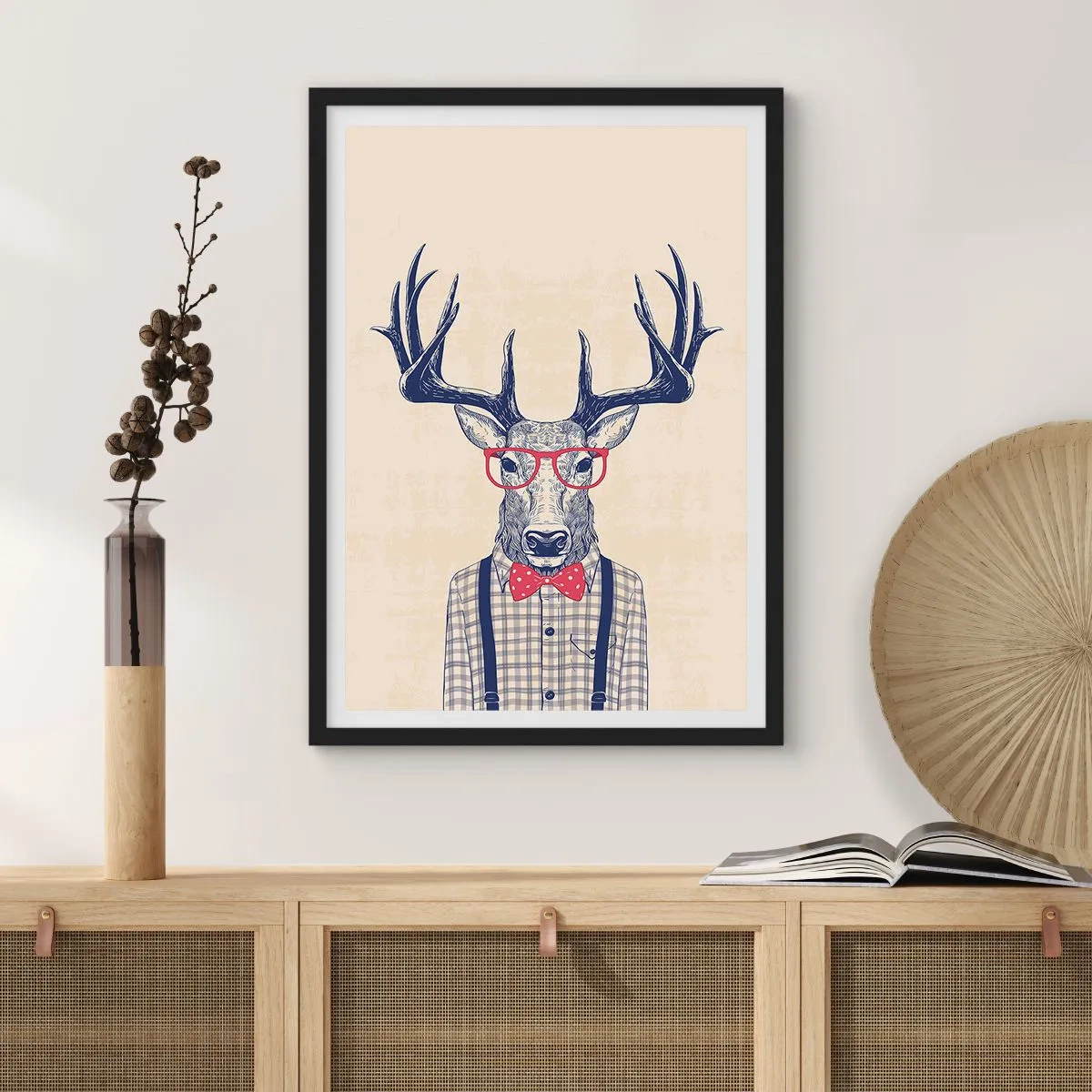 Plagát v čiernom ráme - Zábavná extravagancia - 40x50 cm