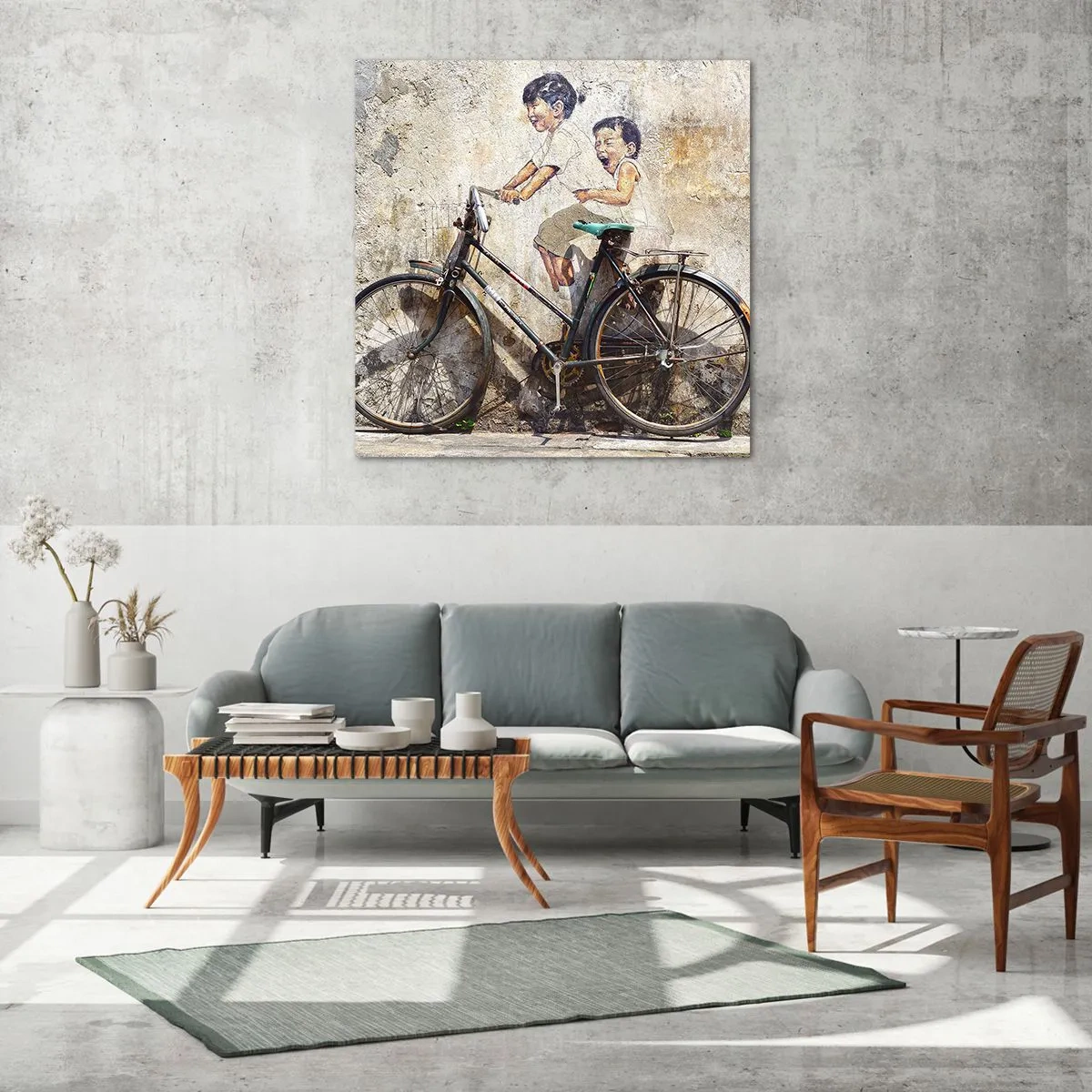 Obraz na skle - Pravda alebo klam? - 70x70 cm