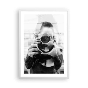 Plagát v bielom ráme - Tvorca a materiál - 50x70 cm