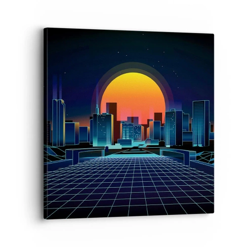 Obraz na plátne - Stále chcete do reálu? - 30x30 cm