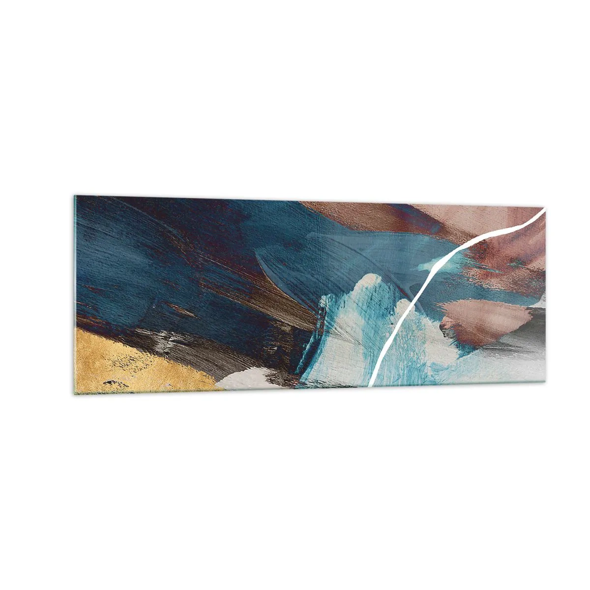 Obraz na skle - Na plno a s energiou - 140x50 cm