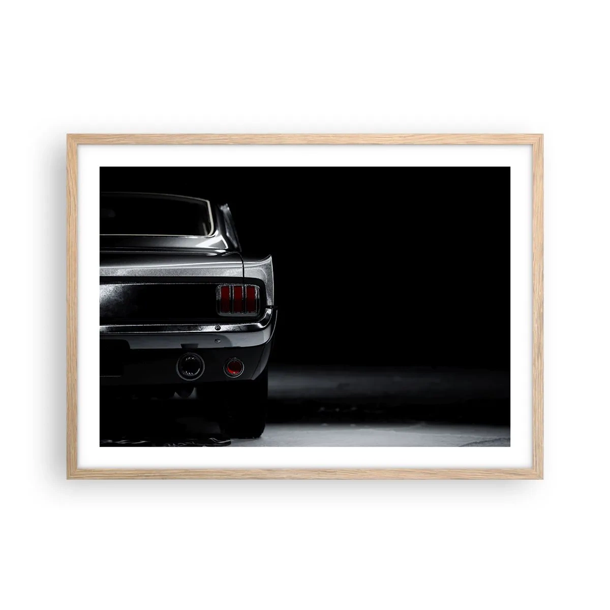 Plagát v ráme zo svetlého duba - Kúzlo klasiky - 70x50 cm