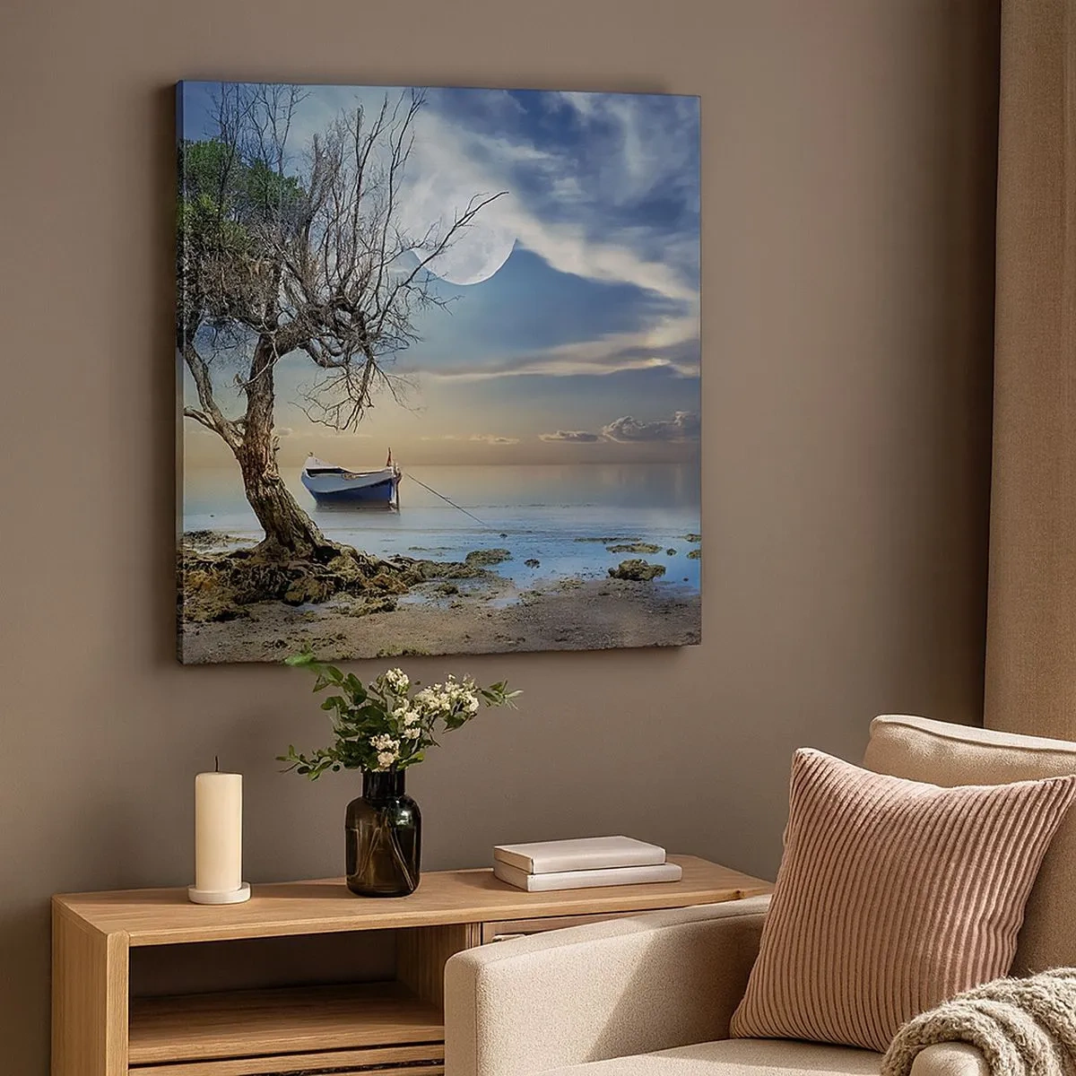 Obraz na plátne - Je to koniec alebo začiatok? - 30x30 cm