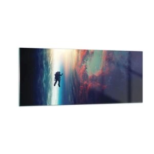 Obraz na skle - Tvárou v tvár vesmíru - 100x40 cm