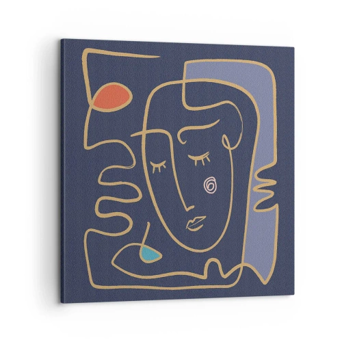 Obraz na plátne - V zádumčivosti - 60x60 cm