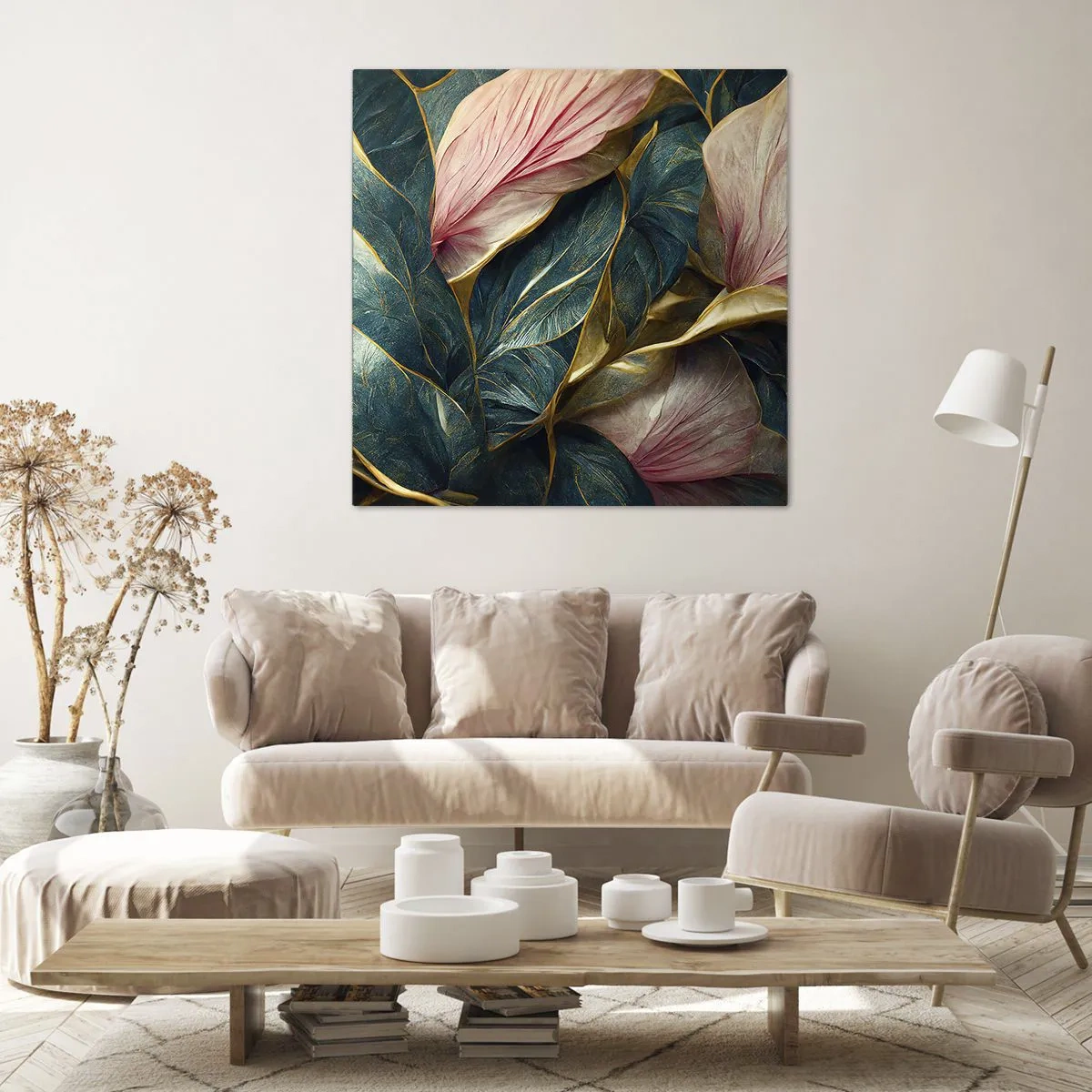 Obraz na plátne - Prirodzená elegancia a štýl - 60x60 cm