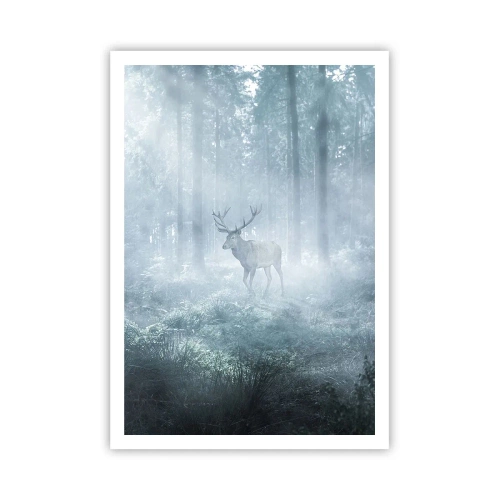 Plagát - Ranná obchôdzka sídliska - 70x100 cm