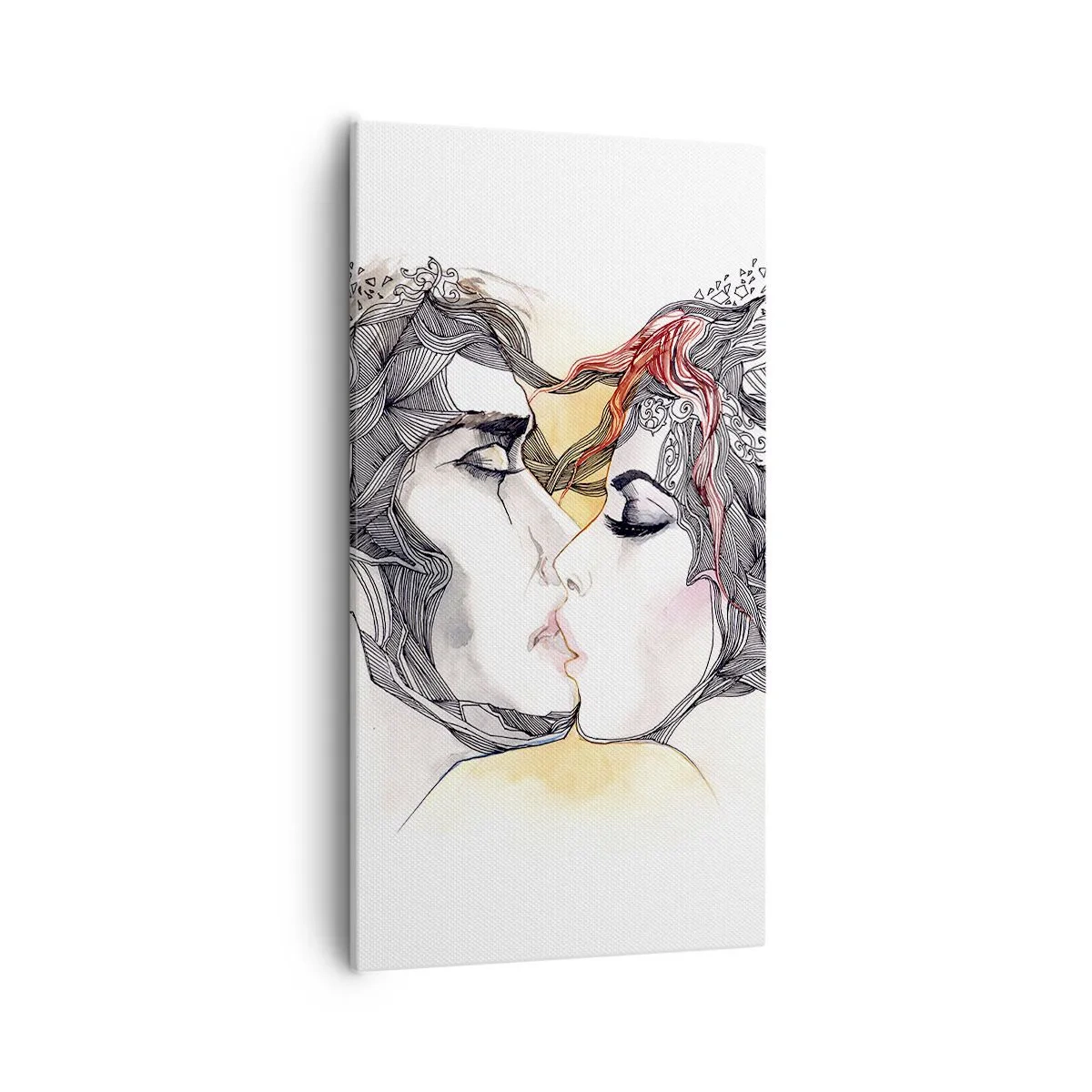 Obraz na plátne - Svet neexistuje - 55x100 cm