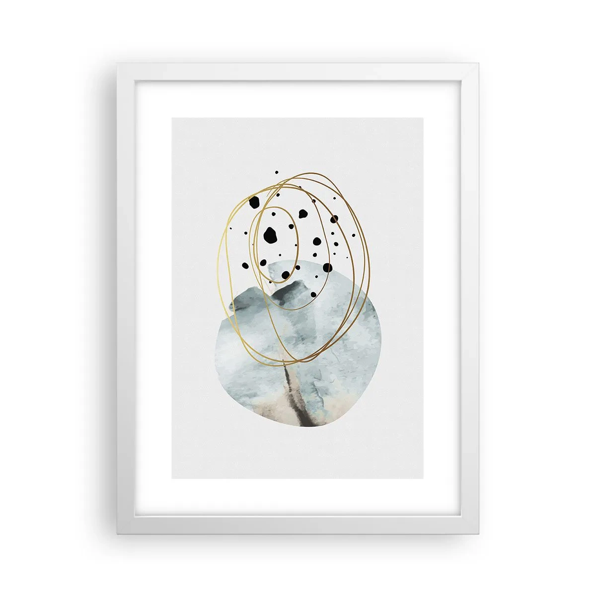Plagát v bielom ráme - V objatí priestoru - 30x40 cm