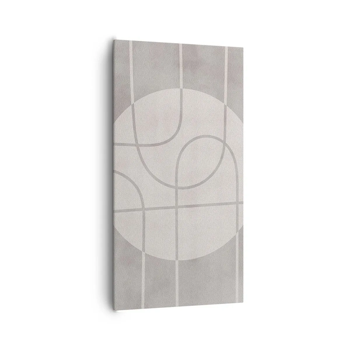 Obraz na plátne - Kruhovo a priamo - 65x120 cm