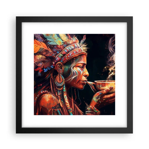 Plagát v čiernom ráme - Magický rituál - 30x30 cm