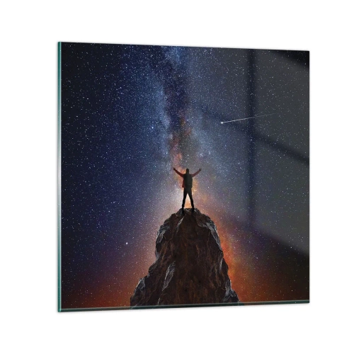 Obraz na skle - Sila je so mnou! - 40x40 cm