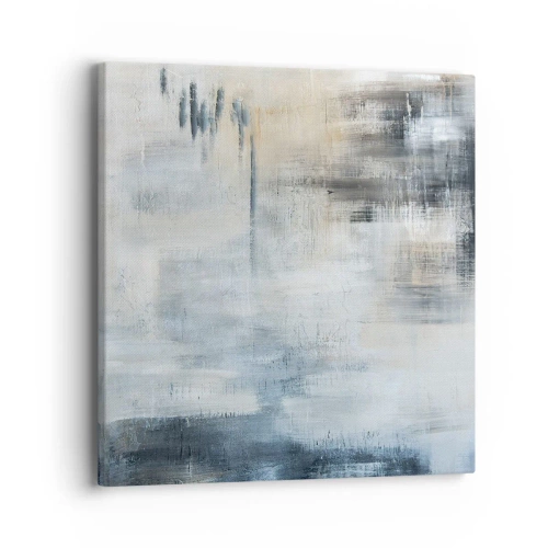 Obraz na plátne - Za závojom modrej - 40x40 cm