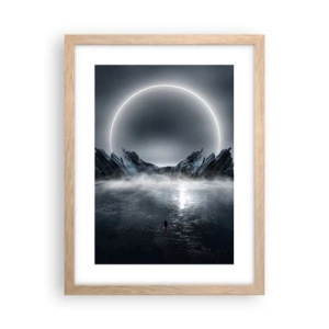 Plagát v ráme zo svetlého duba - Finále príbehu - 30x40 cm