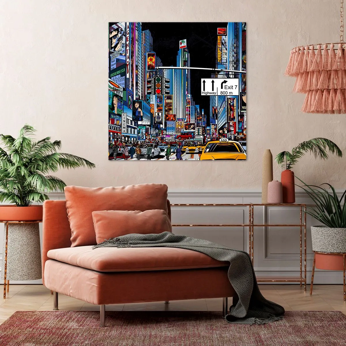 Obraz na plátne - Komiksová veľká noc - 70x70 cm