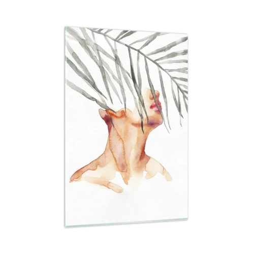 Obraz na skle - Vnímať tep trópov - 80x120 cm
