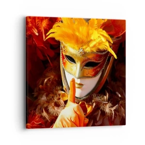 Obraz na plátne - Tajomstvo je časťou hry - 40x40 cm