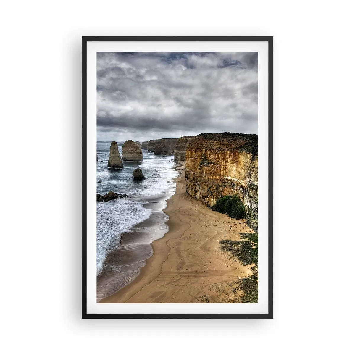 Plagát v čiernom ráme - Drsná krása - 61x91 cm