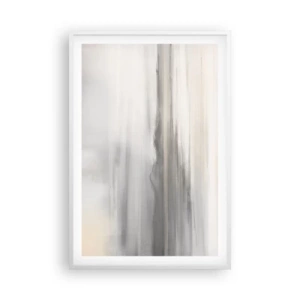 Plagát v bielom ráme - Zamyslená diaľka - 61x91 cm
