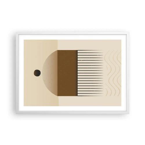 Plagát v bielom ráme - Rôzne stavy - 70x50 cm