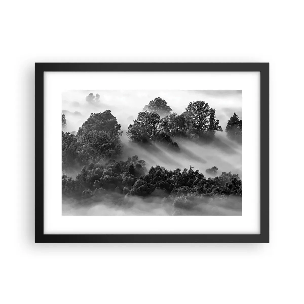 Plagát v čiernom ráme - Prebúdzanie zo spánku - 40x30 cm