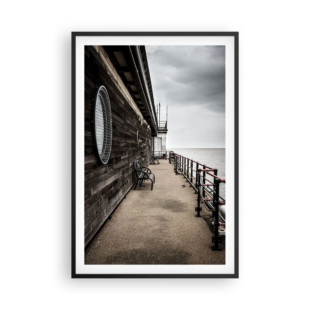 Plagát v čiernom ráme - Čas, ktorý sa zastavil - 61x91 cm