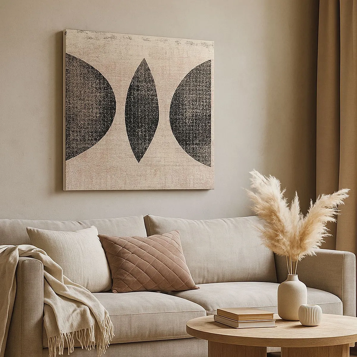 Obraz na plátne - Etnická abstrakcia - 30x30 cm