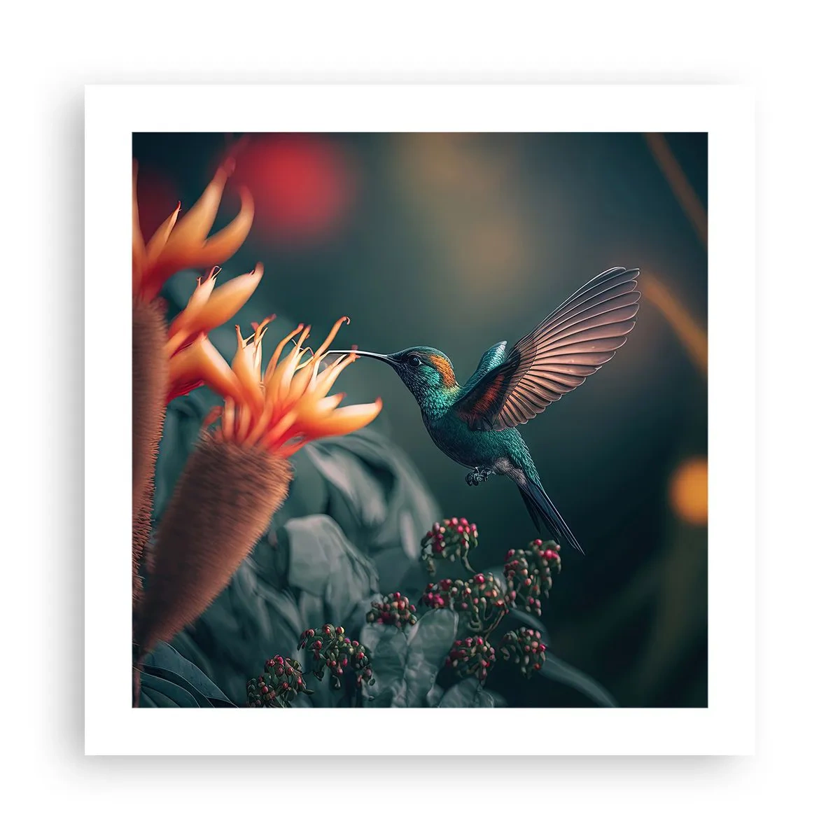 Plagát - Skutočne pestrý život - 50x50 cm