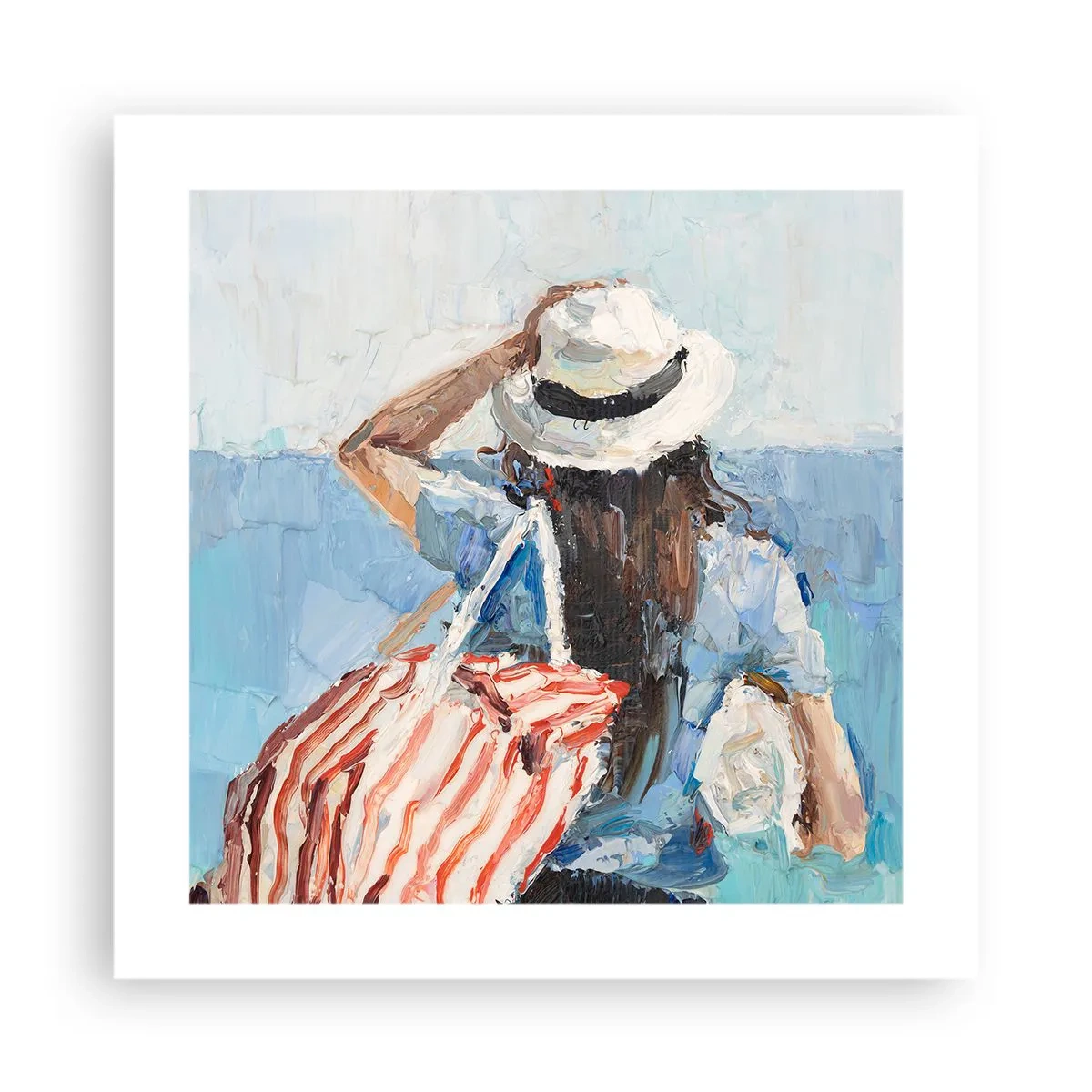 Plagát - Vitaj na dovolenke - 40x40 cm