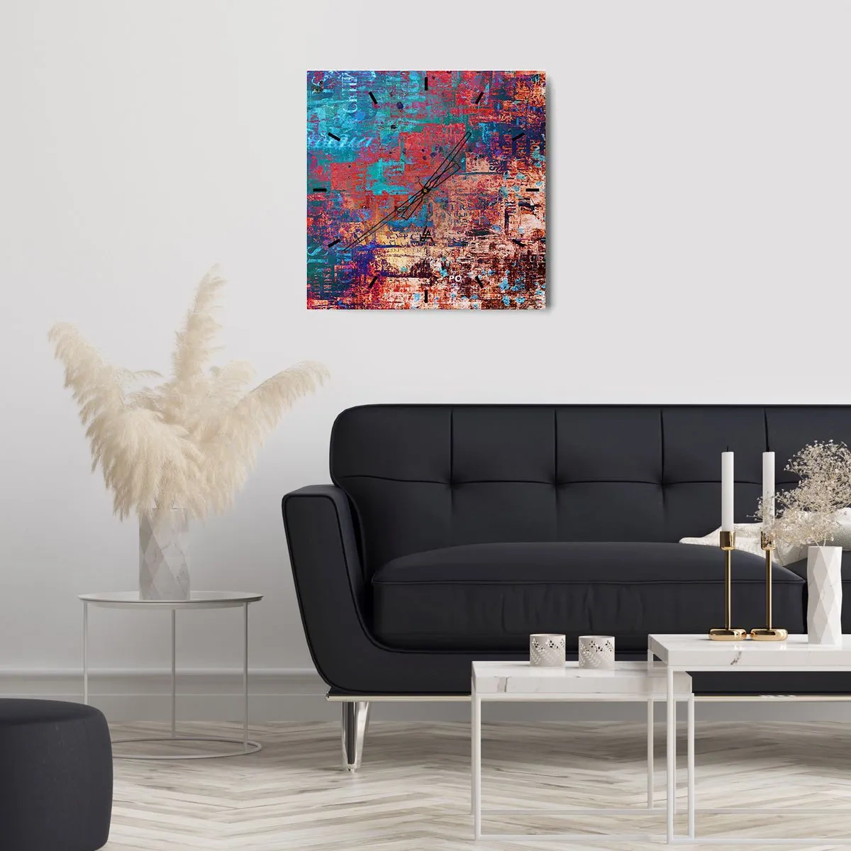 Nástenné hodiny - Pamäť a zabudnutie - 40x40 cm