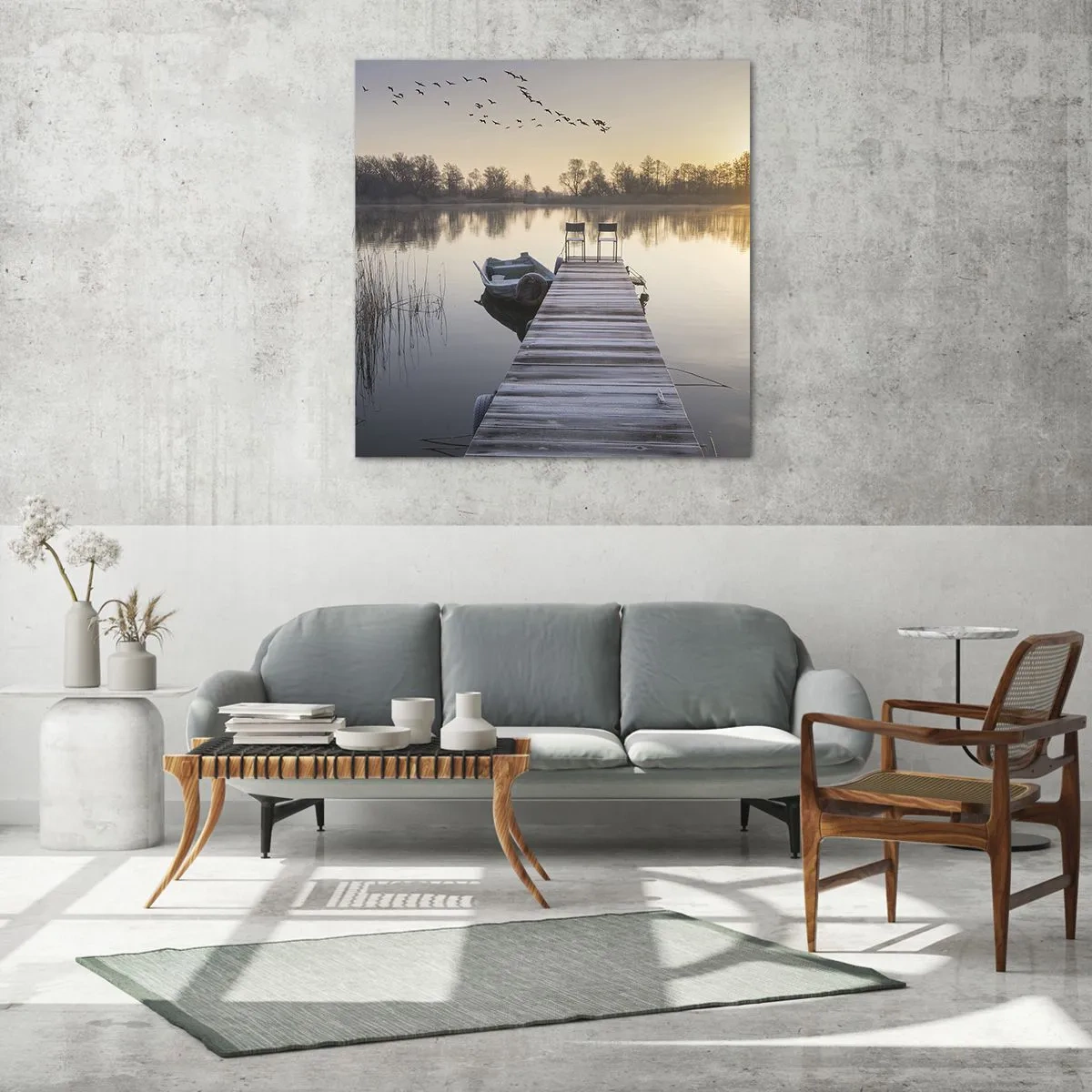 Obraz na skle - Časom sa vrátim - 40x40 cm